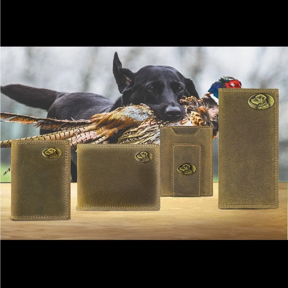 Zep-Pro Lab Vintage Tan Leather Bifold Wallet